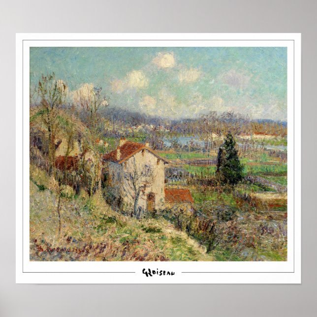 Poster d'art Gustave Loiseau Zedign #356 (Devant)