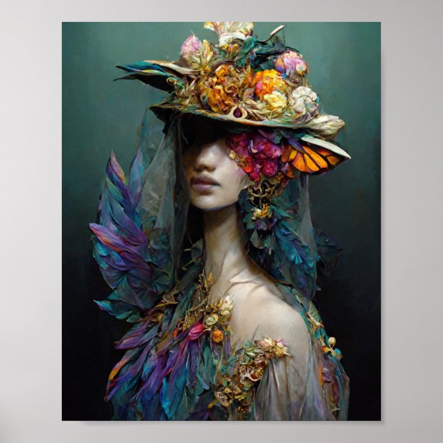 Poster d'art Imaginaire Garden Elf 2 (Devant)