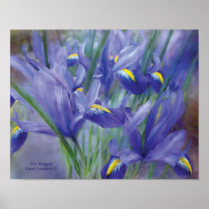 Poster d'art Iris Bouquet / Imprimer