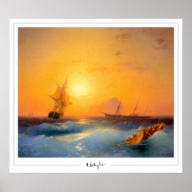 Poster d'art Ivan Aivazovsky Zedign #168 (Devant)