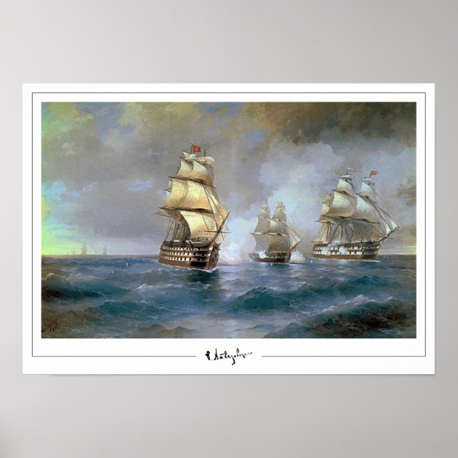 Poster d'art Ivan Aivazovsky Zedign #7 (Devant)