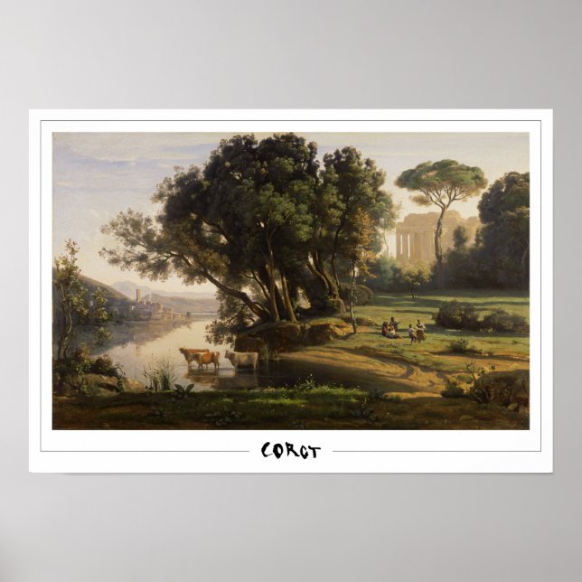 Poster d'art Jean-Baptiste-Camille Corot #89 (Devant)