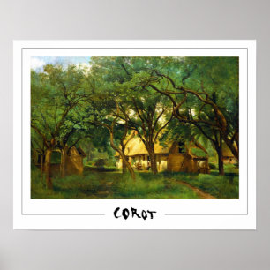Poster d'art Jean-Baptiste-Camille Corot Zedign #1