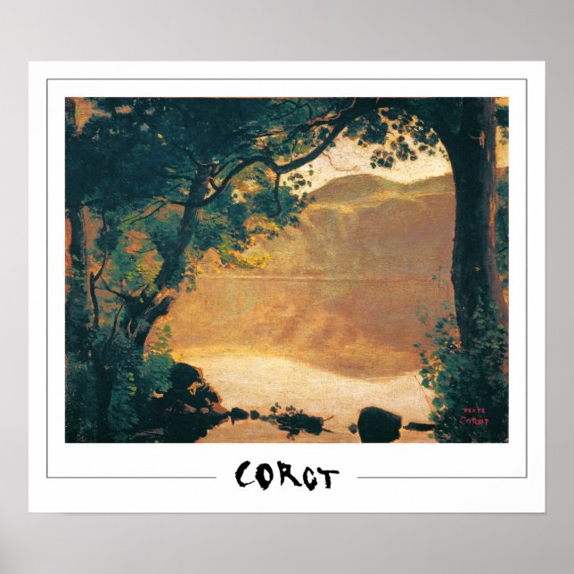 Poster d'art Jean-Baptiste-Camille Corot Zedign #2 (Devant)