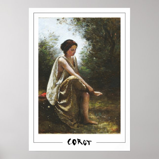 Poster d'art Jean-Baptiste-Camille Corot Zedign #3 (Devant)