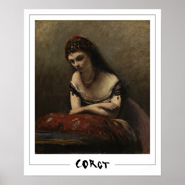 Poster d'art Jean-Baptiste-Camille Corot Zedign #9 (Devant)