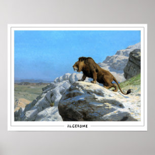 Poster d'art Jean-Léon Gérôme Zedign #229