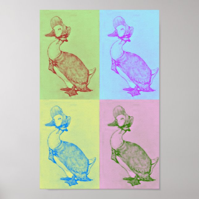 Poster d'art Jemima Puddle-Duck Pop (Devant)