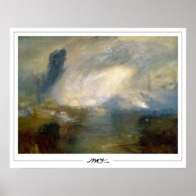 Poster d'art JMW Turner Zedign #283-2 (Devant)