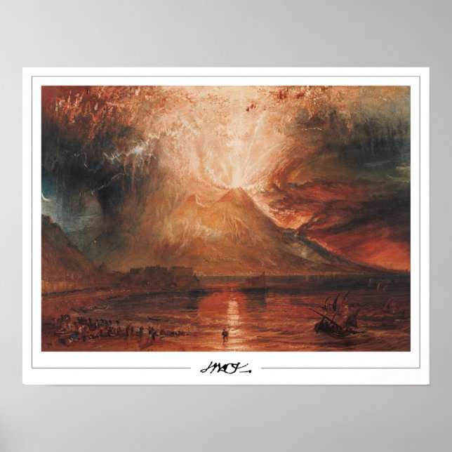 Poster d'art JMW Turner Zedign #3-2 (Devant)
