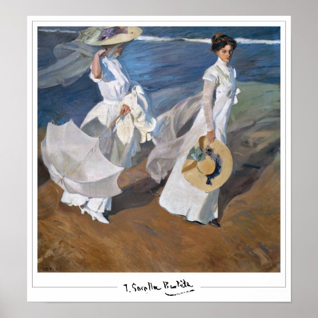 Poster d'art Joaquín Sorolla Zedign #19 (Devant)
