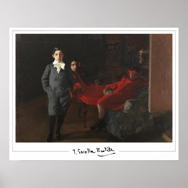 Poster d'art Joaquín Sorolla Zedign #34 (Devant)