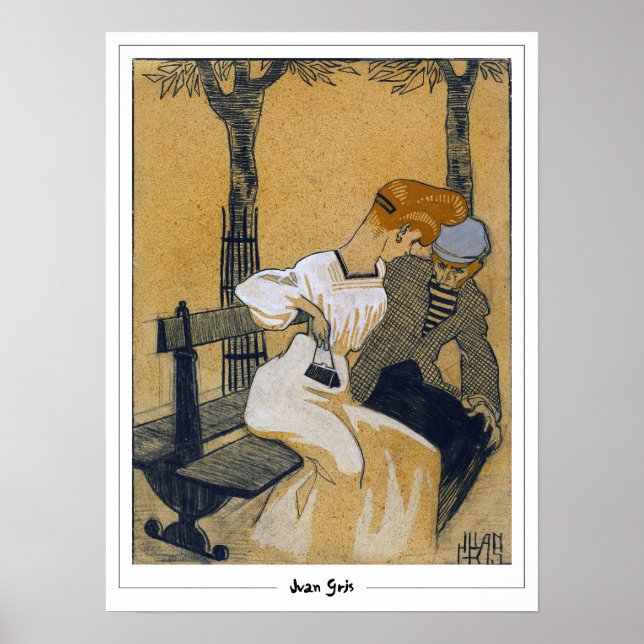 Poster d'art Juan Gris Zedign #277 (Devant)