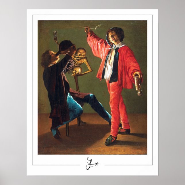 Poster d'art Judith Leyster Zedign #1 (Devant)