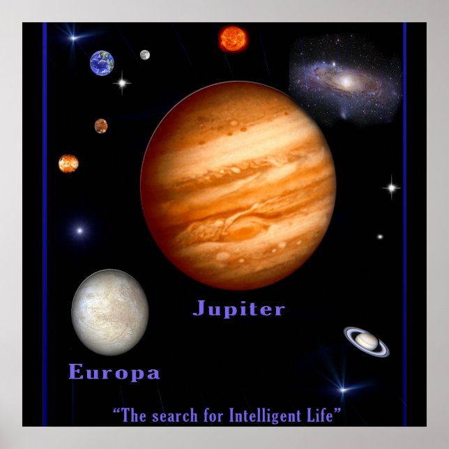 Poster d'art Jupiter (Devant)