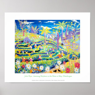 Poster d'art : Le Maze à Glendurgan par John Dyer