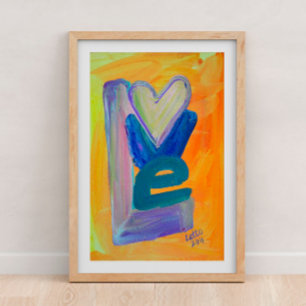 Poster d'art Love Spring Stack Painting