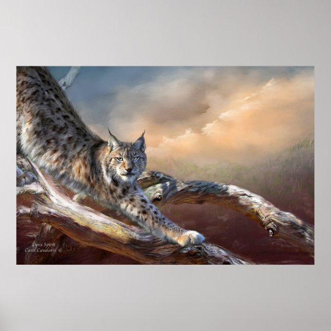 Poster d'art Lynx Spirit/Imprimer (Devant)