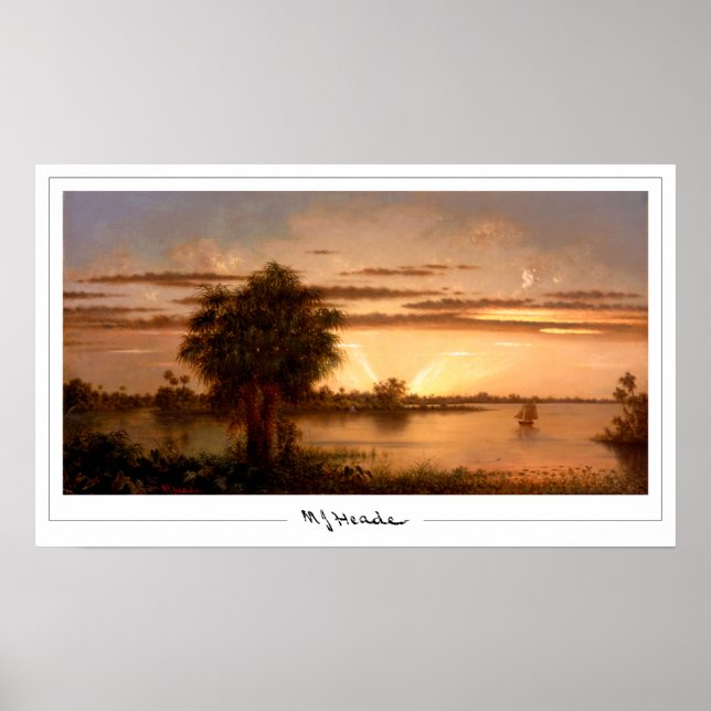Poster d'art Martin Johnson Heade Zedign #253 (Devant)