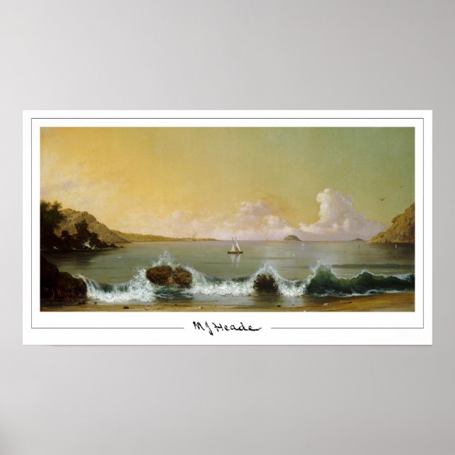 Poster d'art Martin Johnson Heade Zedign #48 (Devant)