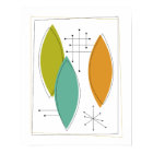 Poster d'art moderne du milieu du siècle