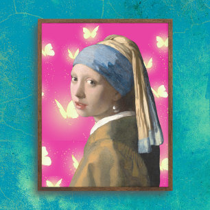 Poster d'art modifié avec une perle