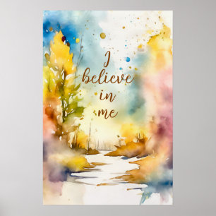 Poster d'art mural Motivationnel aquarelle 16
