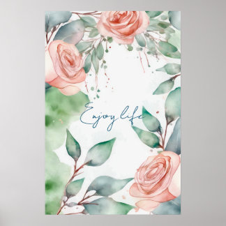 Poster d'art mural Motivationnel Aquarelle 62