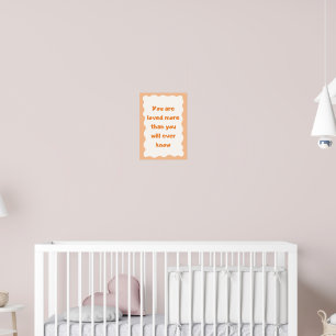 Poster d'art mural pour salle d'enfants (non encad