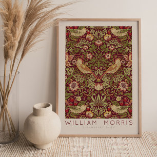Poster d'art mural William Morris fraise Thief