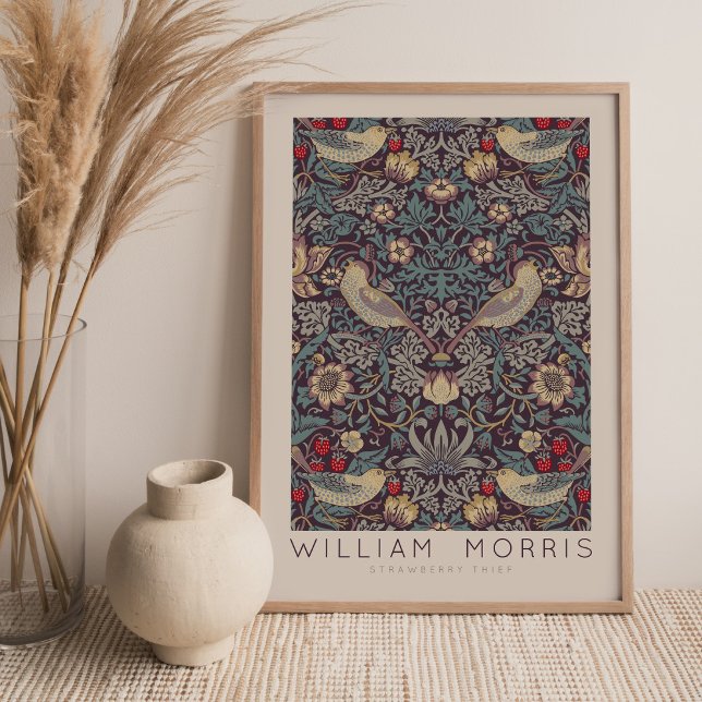 Poster d'art mural William Morris fraise Thief (Créateur téléchargé)