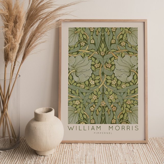 Poster d'art mural William Morris Pimpernel (Créateur téléchargé)