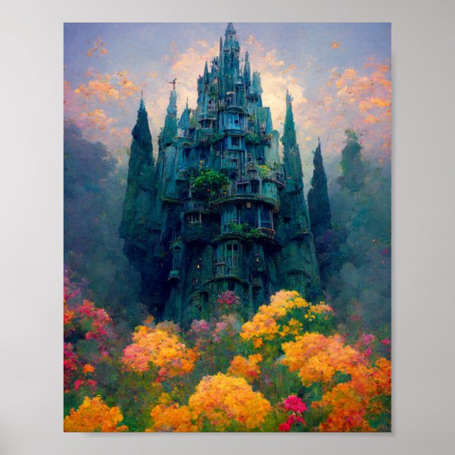 Poster d'art mystérieux Castle 2 Imaginaire (Devant)