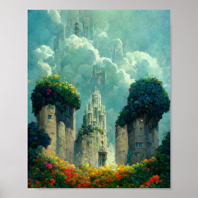 Poster d'art mystérieux Castle 3 Imaginaire (Devant)