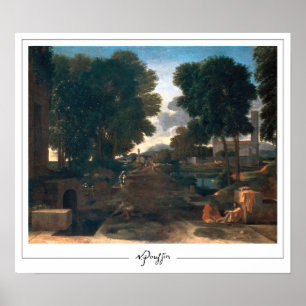 Poster d'art Nicolas Poussin Zedign #101