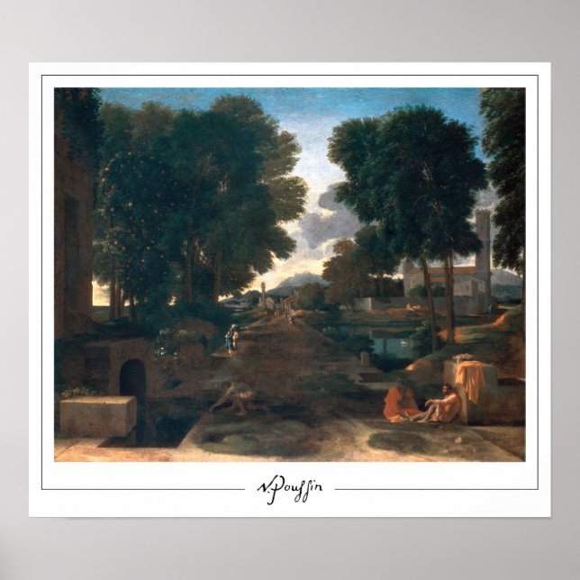 Poster d'art Nicolas Poussin Zedign #101 (Devant)