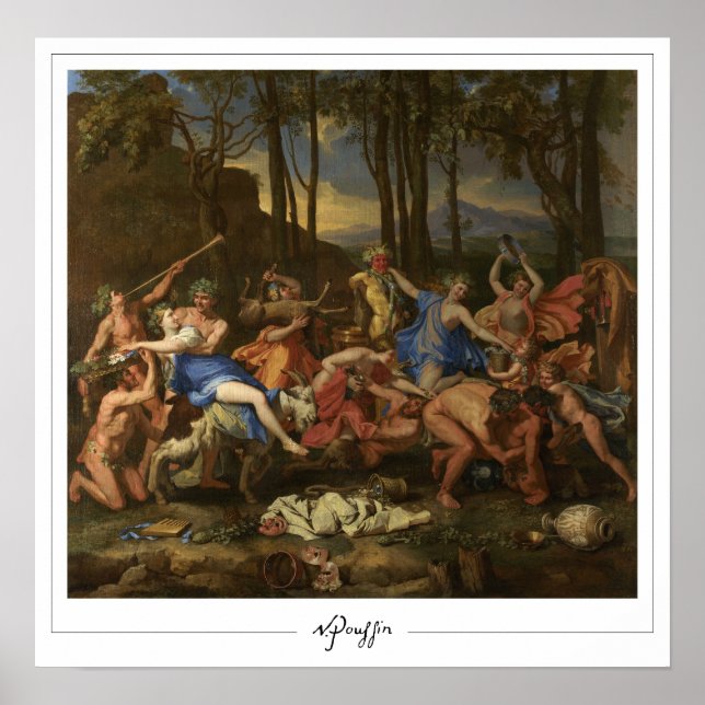 Poster d'art Nicolas Poussin Zedign #186 (Devant)