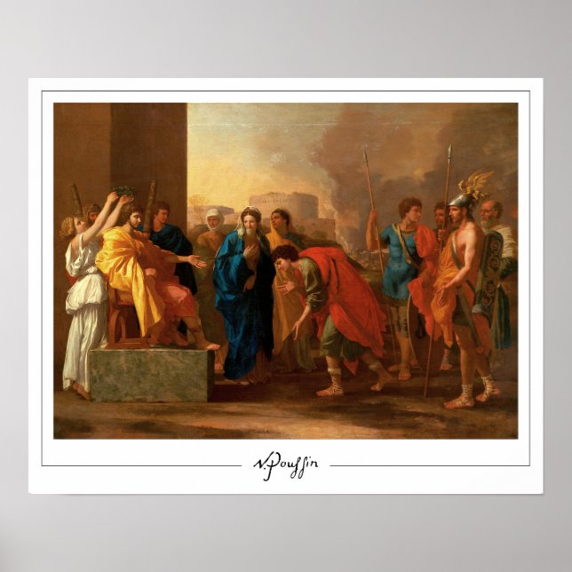 Poster d'art Nicolas Poussin Zedign #210 (Devant)