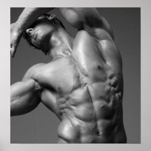 Poster d'art noir et blanc Justin Woltering #1