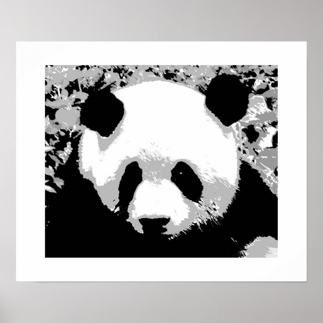 Poster d'art Panda Pop Imprimer - Posters Panda (Devant)