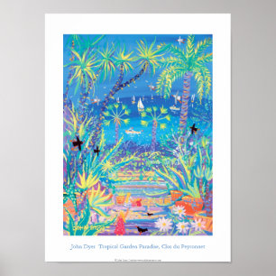 Poster d'art : Paradis du Jardin Tropical, Côte d'