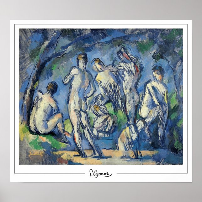 Poster d'art Paul Cézanne Zedign #34 (Devant)