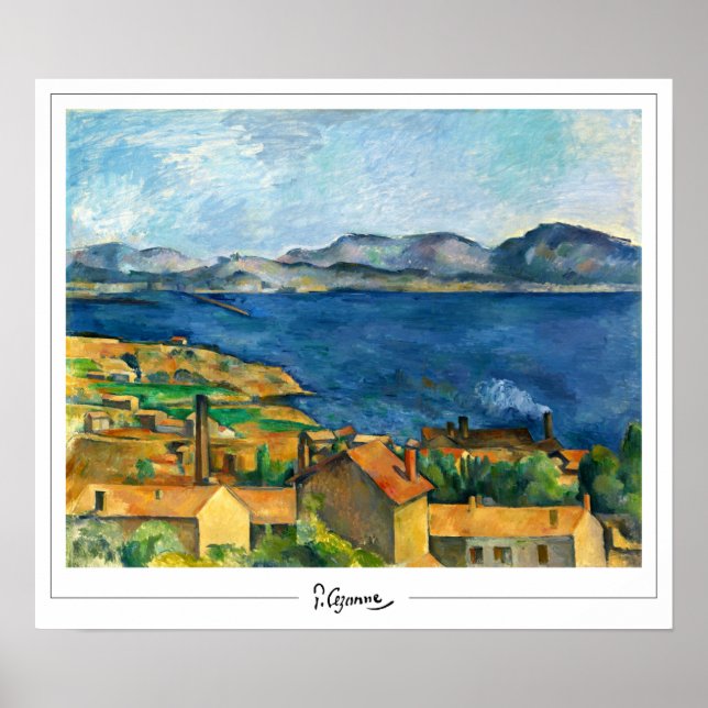 Poster d'art Paul Cézanne Zedign #35 (Devant)