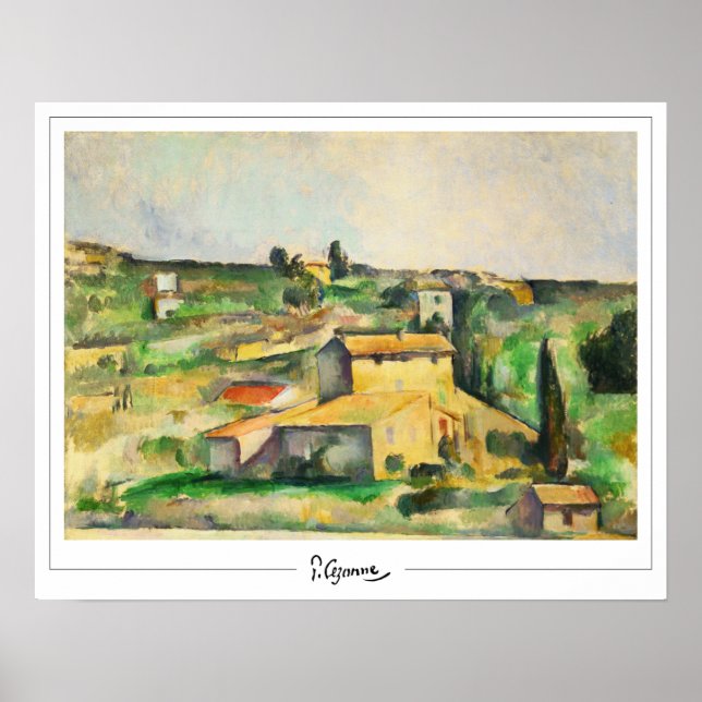 Poster d'art Paul Cézanne Zedign #42 (Devant)