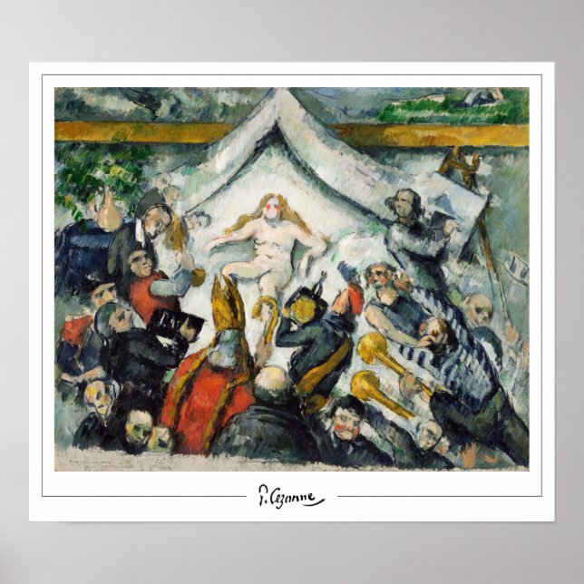 Poster d'art Paul Cézanne Zedign #51 (Devant)