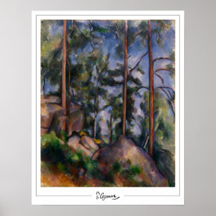 Poster d'art Paul Cézanne Zedign #556