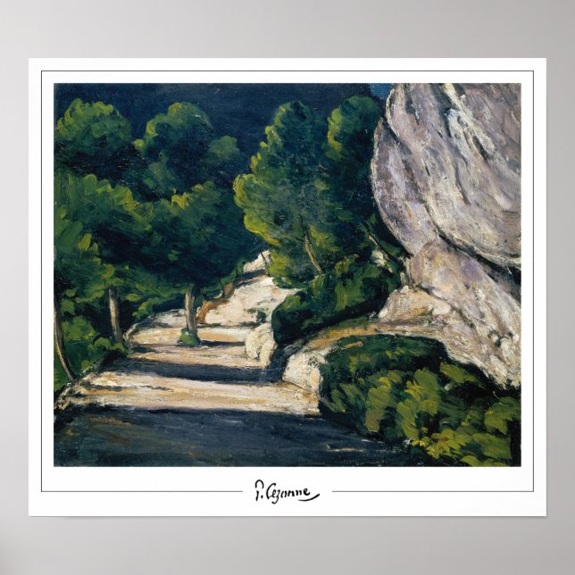 Poster d'art Paul Cézanne Zedign #74 (Devant)
