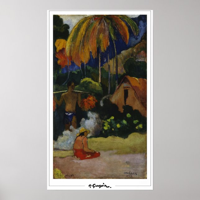 Poster d'art Paul Gauguin Zedign #438 (Devant)