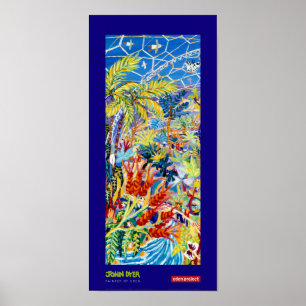 Poster d'art : Peintre bleu d'Eden