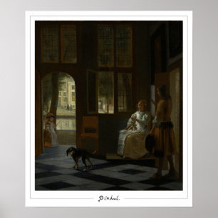 Poster d'art Pieter de Hooch Zedign #1